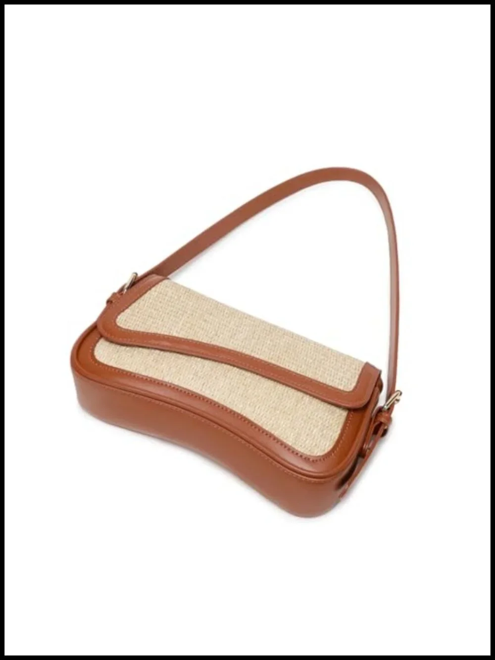 Vegan Leather Hobo Handbag Crossbody Bag Shoulder Bag with Adjustable Strap